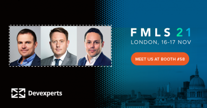 Arrange Live Meetings with Devexperts at the FMLS  2021, November 16-17 in London