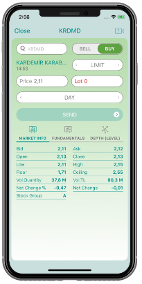 Gediktrader: Stock Trading Platform for Turkey