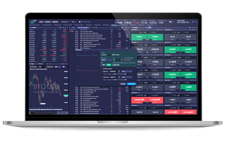 Spot and Margin Crypto Trading Platform