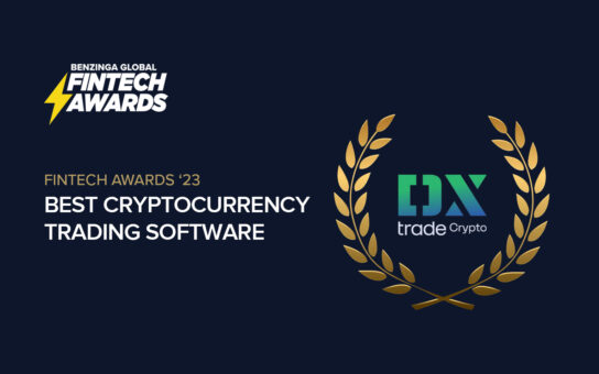 Crypto Trading Software DXtrade Crypto wins Benzinga Global Fintech award