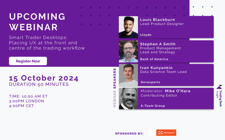 Join Devexperts’ Ivan Kunyankin on TradingTech Insight Webinar