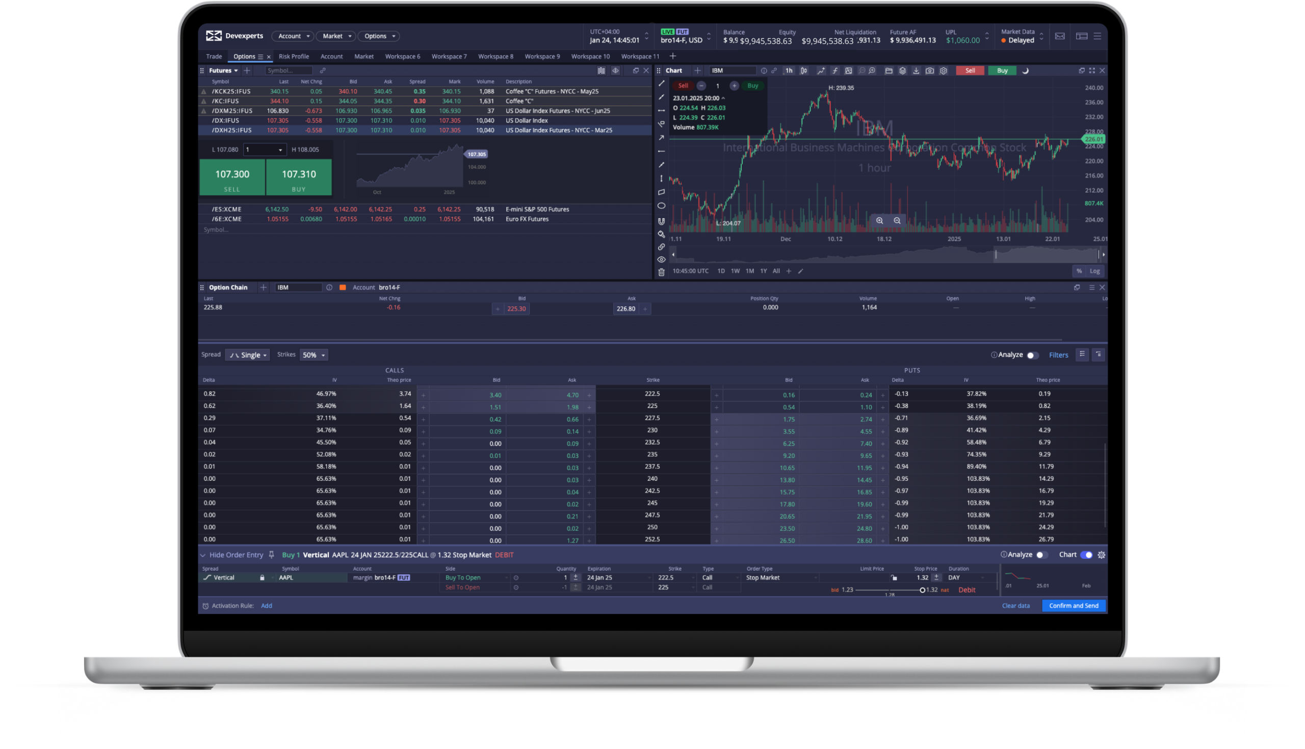 Futures
          Trading Platform