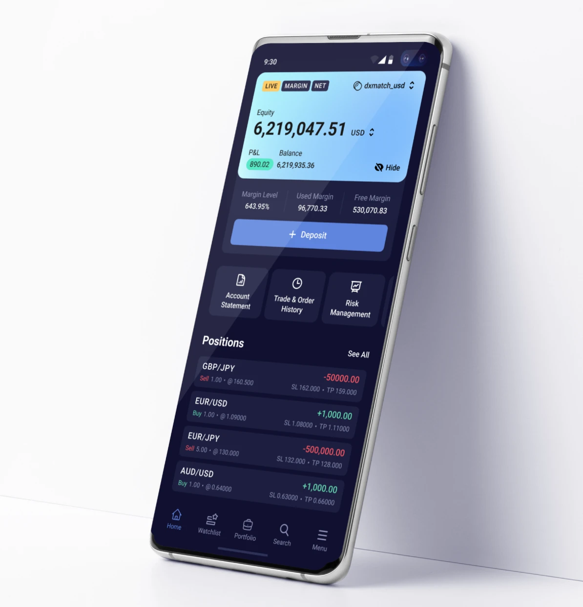 DXtrade Mobile