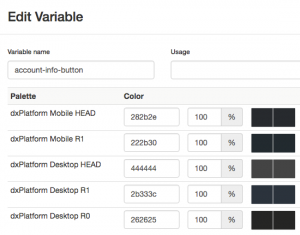 edit Variables in Chameleon