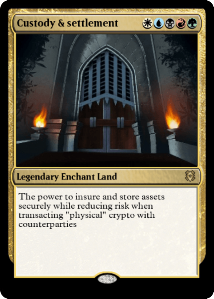 The power to insure and store assets securely