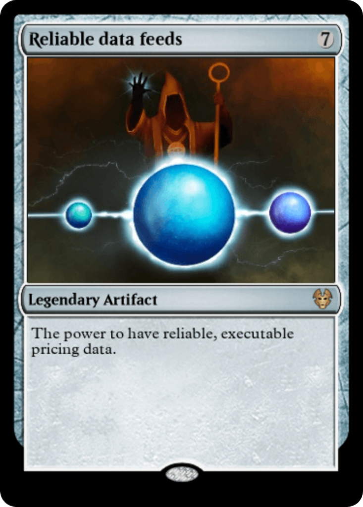 Reliable pricing data