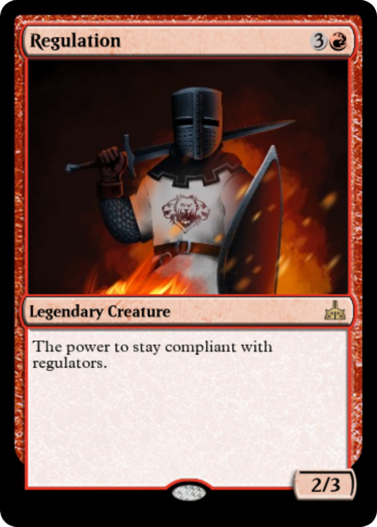 Institutional firms need to stay in line with the rules set out by the regulator